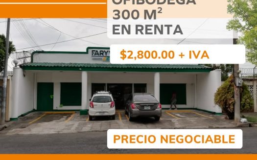 OFIBODEGA 300 M² EN RENTA
